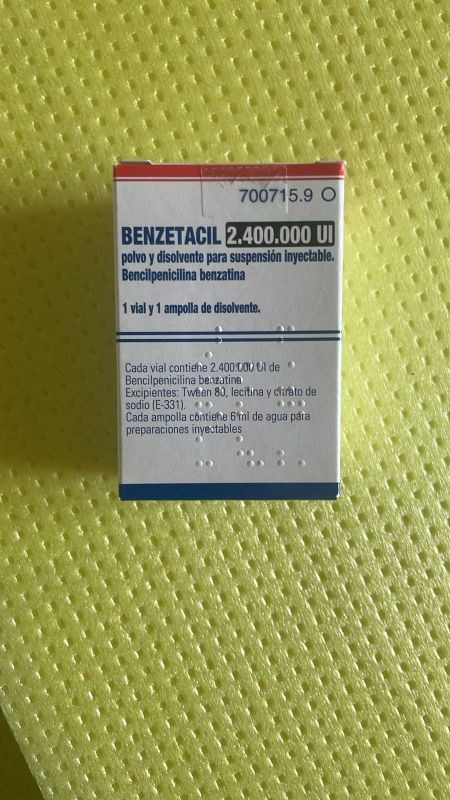 БЕНЗЕТАЦИЛ  2400ед 6мл №1(РЕТАРПЕН)