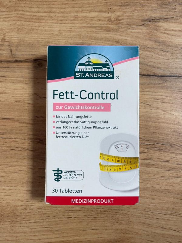 Таблетки для схуднення та спалювання жиру Fett Control #30 St.Andreas Німеччина