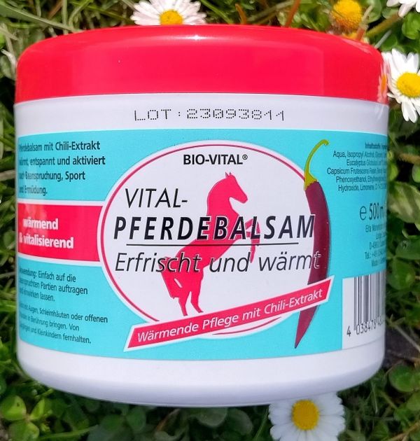 Німецький Кінський гель-бальзам, що зігріває 500 мл Bio-Vital Німеччина оригінал