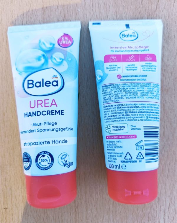 Крем 5% із сечовиною для рук та нігтів Balea Urea 100 мл Німеччина