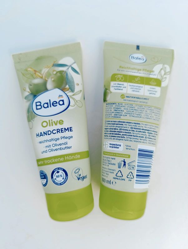 Крем Balea Балеа оливковий для рук, 100 мл Німеччина