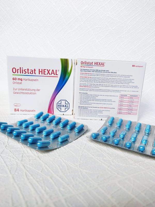Орлістат капсули 60 мг №84(Ксенікал) Для Схуднення, Гексал, Німеччина