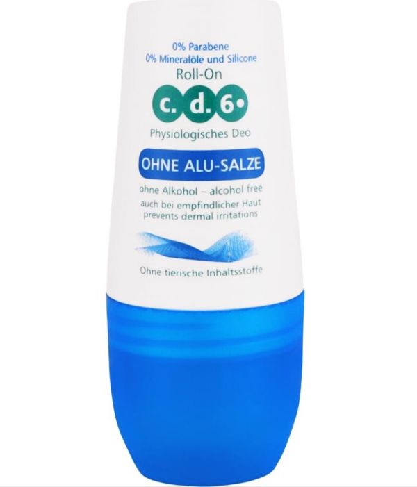 Дезодорант C.D.6 physiolog.Pflege Deo без солей алюминия 60 мл Германия