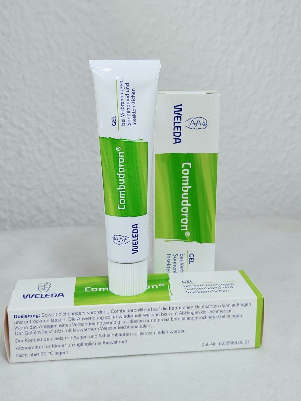 Weleda Combudoron успокаивающий, обезболививающий гель после укусов насекомых, ожогов, солнечных ожогов 25 г Веледа Комбудорон Германия