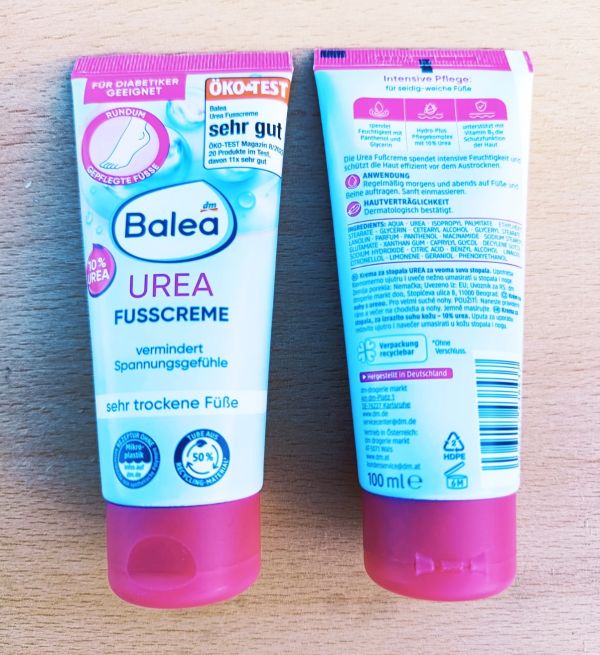 Крем для ніг з 10% сечовиною Balea Urea зволожуючий 100 мл Німеччина
