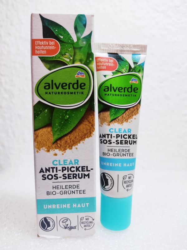 Сироватка-SOS проти прищів Alverde Clear Anti-Pickel-SOS-Serum, 15 мл