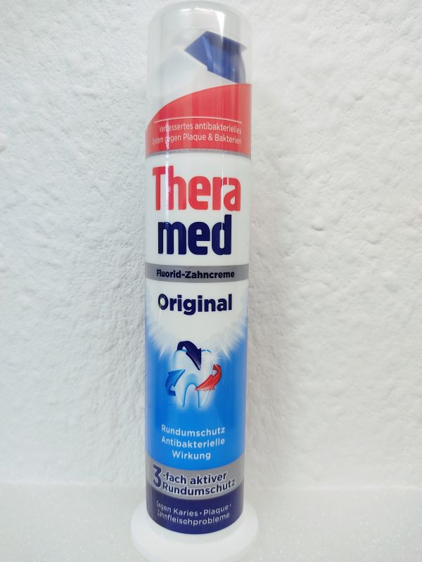 Зубна паста Theramed Original 100мл із дозатором Німеччина