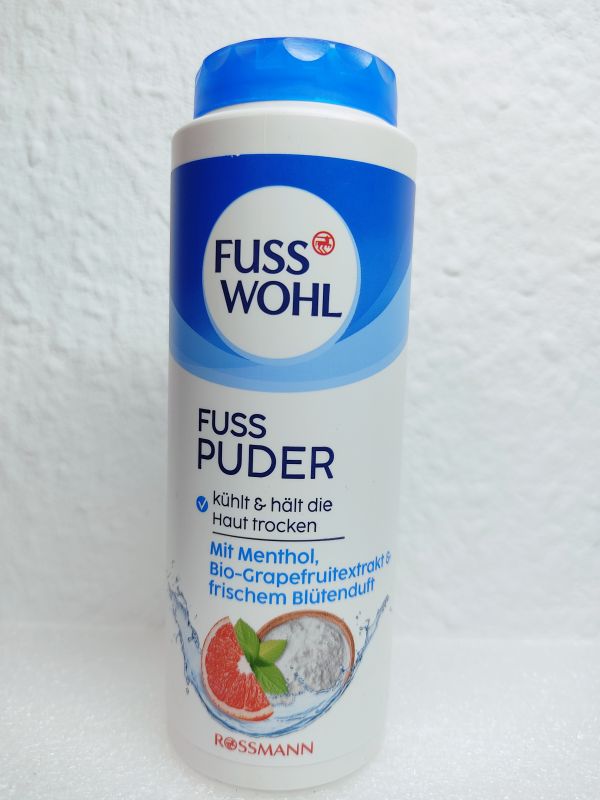 Пудра для ніг від поту та грибка FUSSWOHL100 г Німеччина