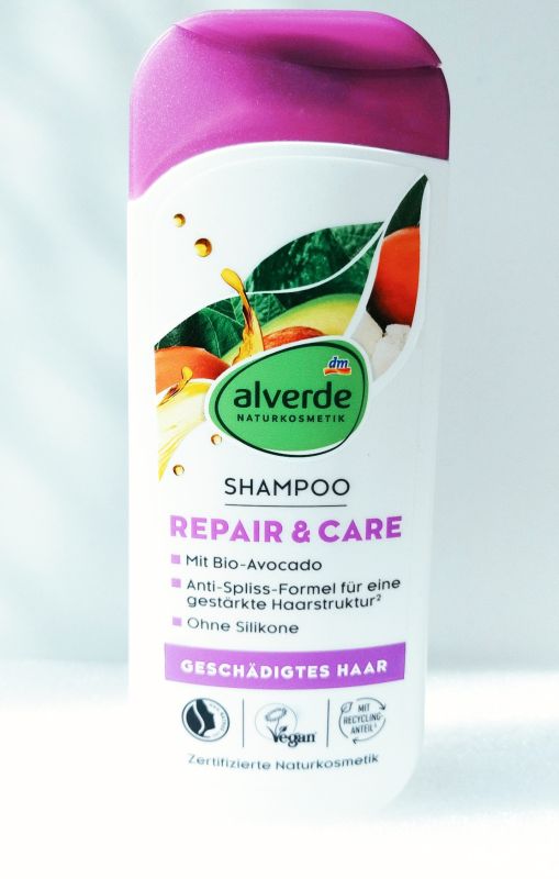Шампунь Alverde Shampoo Repair Восстанавливающий  для поврежденных волос 200 мл
