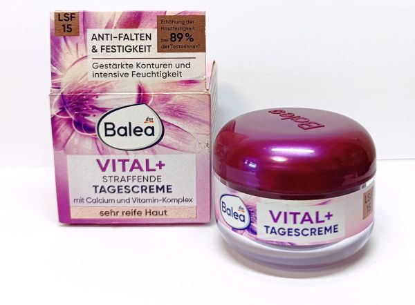 Балеа Денний крем для обличчя VITAL Anti-Falten проти зморшок 50мл 55+ Balea Німеччина