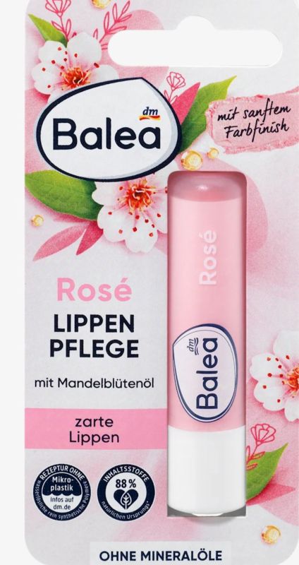 Бальзам для губ Роза Балеа Balea 4,8 г Німеччина
