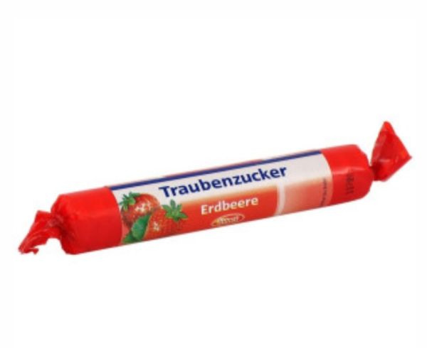 Intact Traubenzucker Erdbeere цукерки Інтакт із Декстрозою зі смаком полуниці 40 г Німеччина