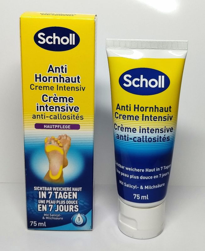 Scholl Интенсивный крем против мозолей и натоптышей 75 г Шоль Германия