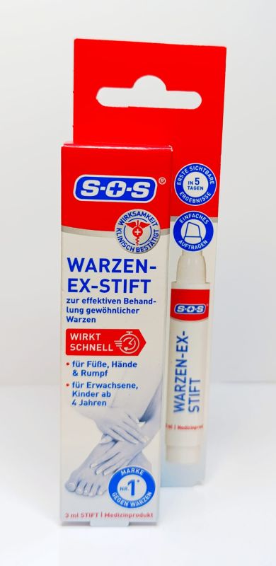SOS Карандаш против бородавок 3 мл Warzen-Ex-Stift  Германия