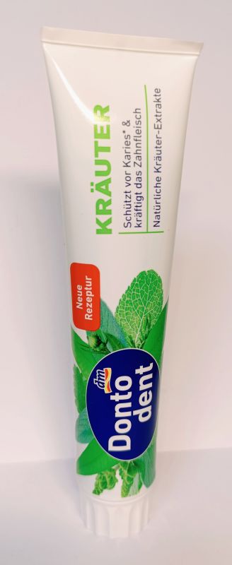 Зубная паста Донтодент с лечебными травами  Dontodent 125 мл Германия