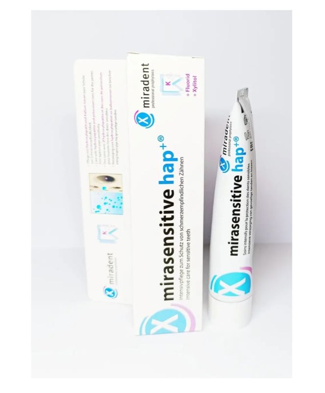 Зубная паста  Mirasensitive hap+ для защиты сверхчувствительных зубов  Miradent Германия