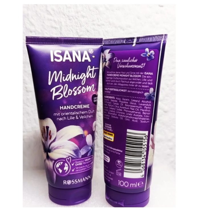 Исана Крем для рук «Полуночный цветок» Isana Германия