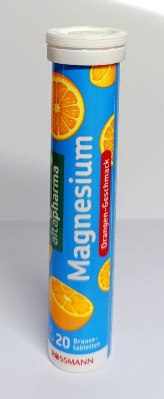 Altapharma Магній Mg шипучі таблетки 20 штук Німеччина