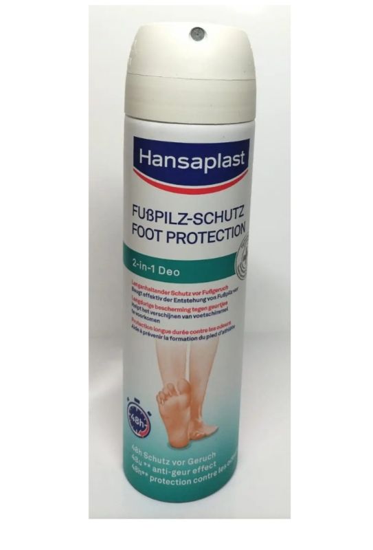 Дезодорант для ніг Hansaplast 2 in 1 Deo захист проти грибка та поту 48 годин 150 мл Німеччина
