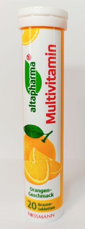 Мультивітаміни шипучі таблетки 20 штук Altapharma Німеччина