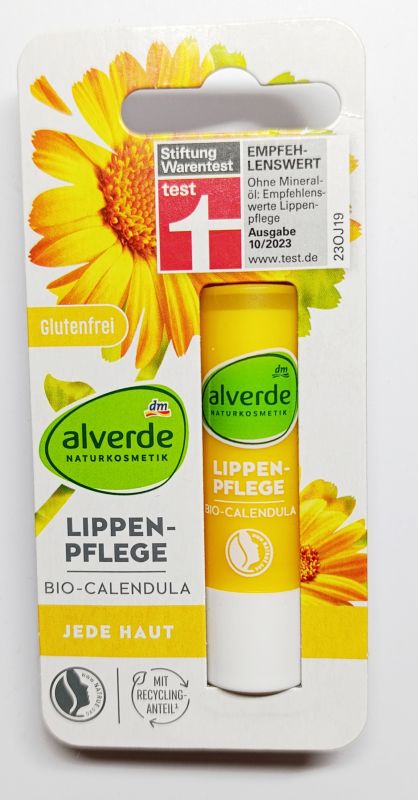Бальзам — гігієнічна органічна помада Alverde з календулоюNATURKOSMETIK Alverde Calendula 4,8 г